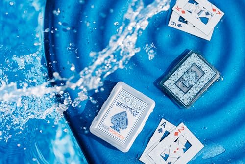 Waterproof Clear Plastic Playing Cards - Hoyle Waterproof Deck