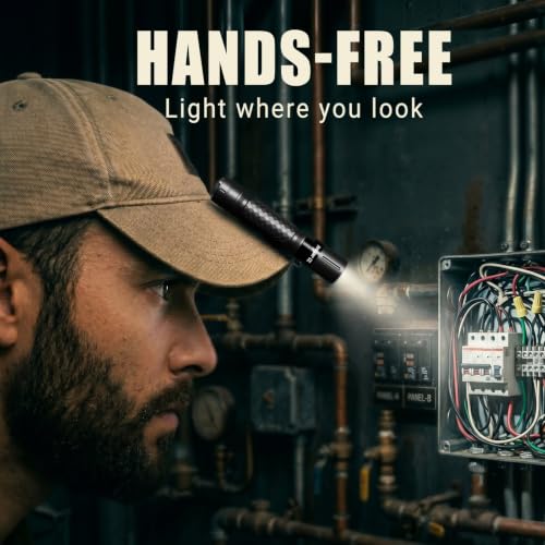 Mini Flashlight 3 Modes Small Flashlights LED Powerful High Lumens