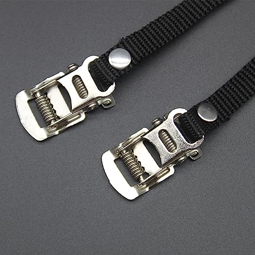 Adjustable Bike Pedal Straps - Universal Replacement for Exercise Bikes
