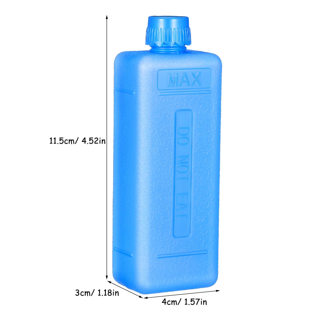 Angoily 8 Pcs Reusable Cooler Ice Packs with Leak-Resistant Lid Portable Freezer Blocks for Camping Picnic and Air Conditioner Fan Cooling Lightweight 4.53X1.57X2.36 Inches