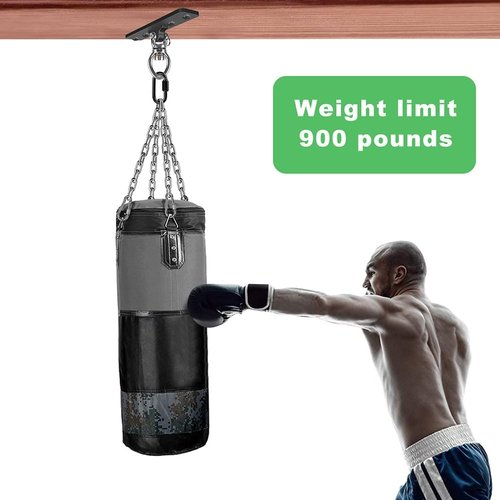 Dolibest Heavy Duty Swing Hangers - 2 Pack Indoor/Outdoor Swing Set Accessories | 900LB Capacity, Includes Carabiner & Hardware