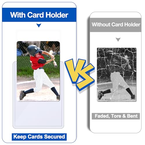 32 Hard Plastic Card Sleeves for Standard Trading Cards, 3"x4"