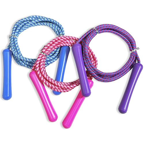Adjustable Colorful Jump Rope - 3 Pack for Kids & Teens