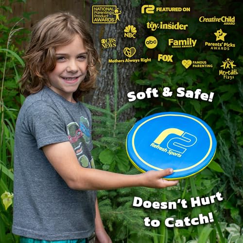 Soft Foam Flying Disc Toy for Kids - Safe & Fun Outdoor Play