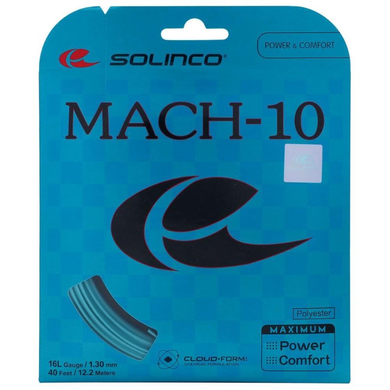 Solinco Mach-10 16 Gauge 1.30mm Tennis String Set 40'