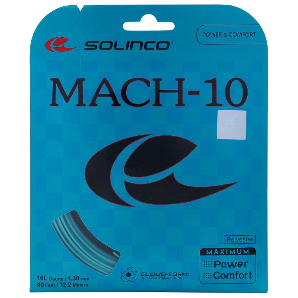 Solinco Mach-10 16 Gauge 1.30mm Tennis String Set 40'