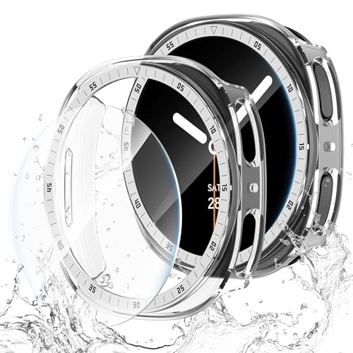 Galaxy Watch 8/9 40mm Case with Screen Protector - Silver