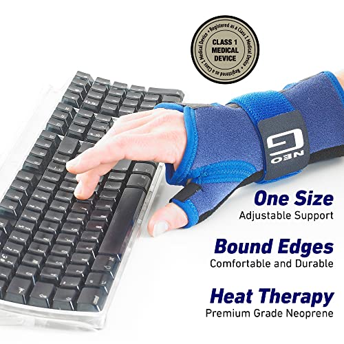 Neo-G Wrist and Thumb Brace, Stabilized - Spica Support For Carpal Tunnel Syndrome, Arthritis, Tendonitis, Joint Pain - Adjustable Compression - Class 1 Medical Device - Right