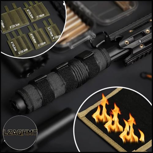 Tactical Suppressor Cover Sleeve - 4 Inch Heat Shield Wrap