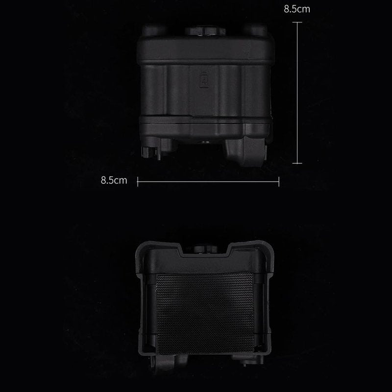 AN/PVS31 NVG Dummy Model,No Function Binocular Night Vision Goggle Model with Battery Case,for Tactical Hunting Cosplay