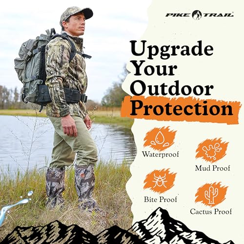 Adjustable Leg Gaiters - Lightweight Waterproof Leg Guards - Black