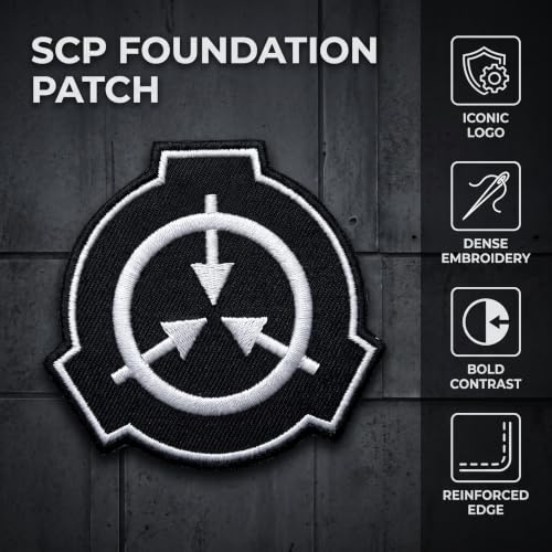 SCP Foundation Morale Embroidered Patch - Tactical Accessory