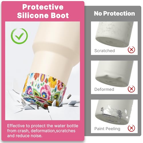 Silicone Boot for Stanley 40 oz Tumbler - Peacock Color
