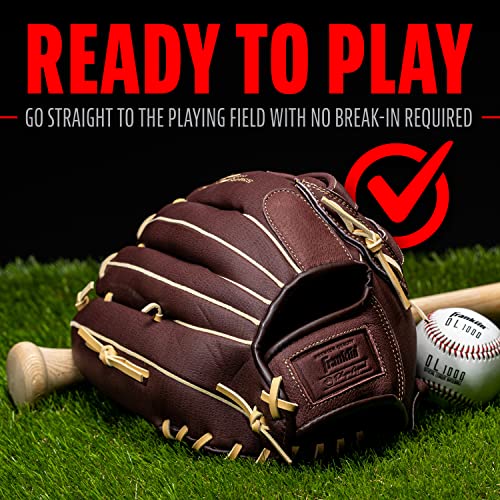 Franklin Sports RTP Pro 13" H-Web Baseball Glove Brown - Outfield