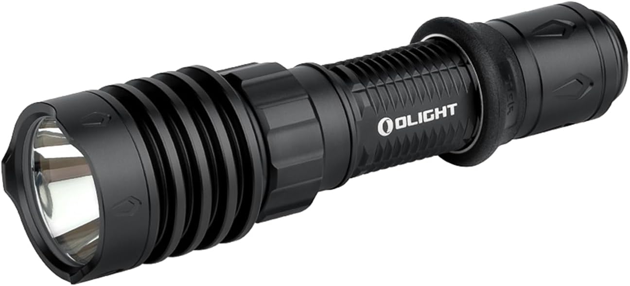 OLIGHT Warrior X 4 Tactical Flashlight - 2,600 Lumens, 630m Range, USB-C Rechargeable (Black)