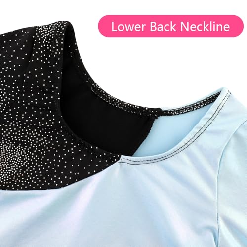 Girls' Long Sleeve Gymnastics Leotard - Toddler 2-14 Years