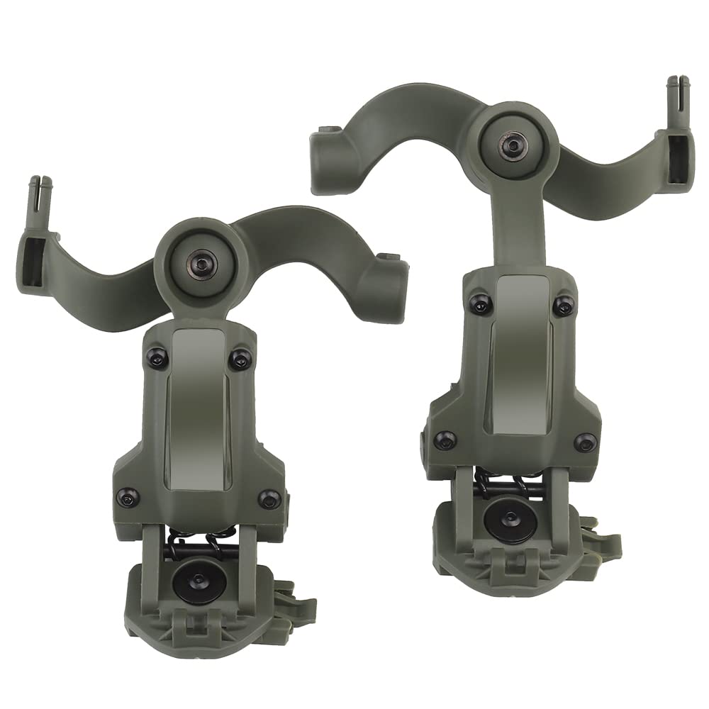 Tactical Multi-Angle Rotation Helmet Rail Adapter for Ops Core ARC/Wendy Fast Helmet Rail Mount Adapter