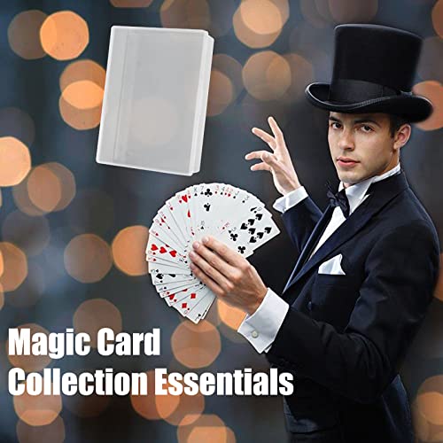 Clear Playing Card Storage Case - 2 Pack, Compact Plastic Deck Holder