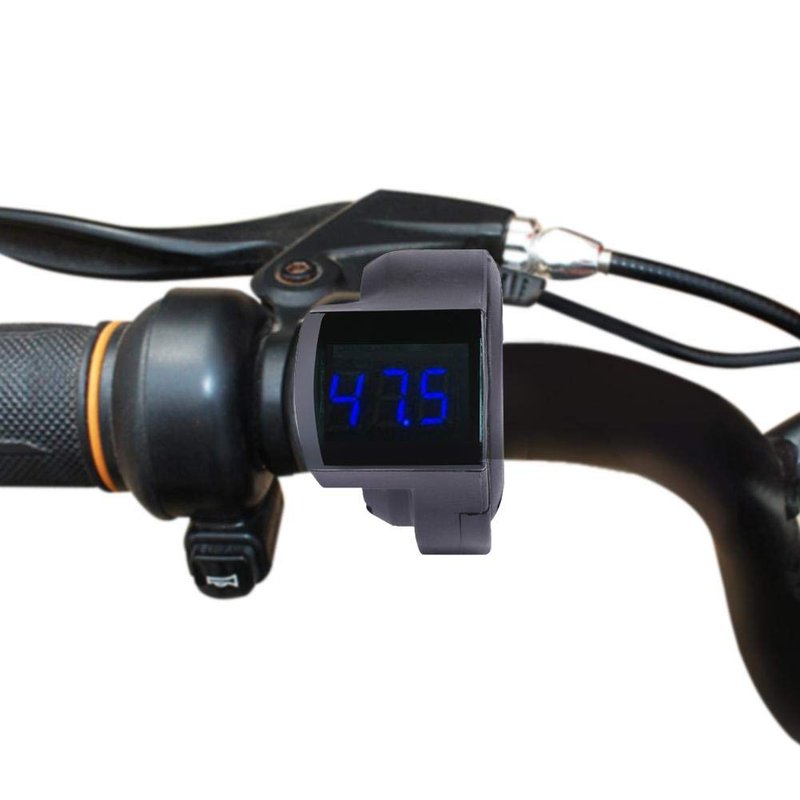 Electric Voltage Display, Scooter Thumb Throttle Assembly with LCD Battery Voltage Display