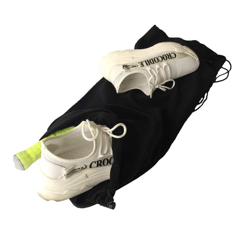 Yingkoo Tennis Racket Bag Drawstring portable backpack sports goods storage multi-purpose tennis Racket Drawstring Bags Professi, Carry-on 10-Inch, Black