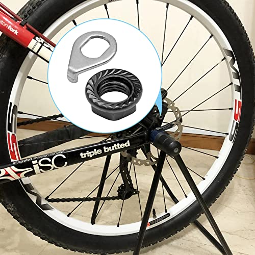 12-Piece Bicycle Wheel Axle Nut and Safety Washer Kit - M8, M9.5, M10