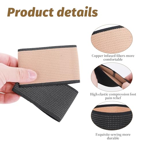 Arch Support Sleeves - Compression Foot Wraps for Flat Arches
