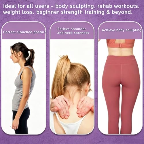 Figure 8 Resistance Bands - Elastic Exercise Band Set for Women, 2 Pack