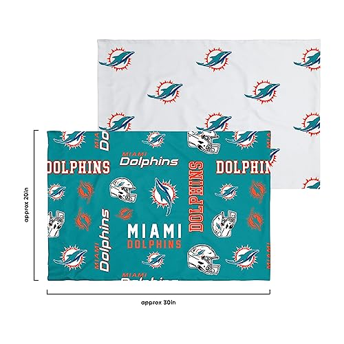 Miami Dolphins Twin Bed in a Bag Comforter Set - 5-Piece Bedding