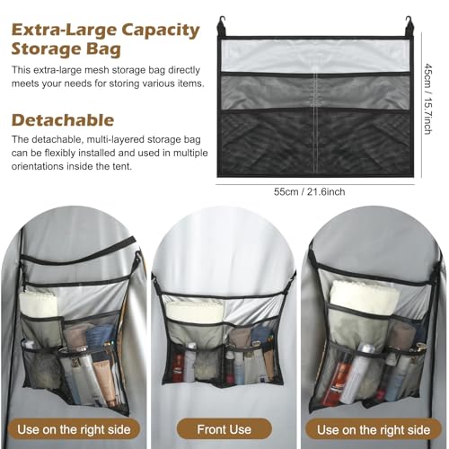 Camouflage Pop-Up Privacy Tent for Camping, Fishing & Outdoor Use