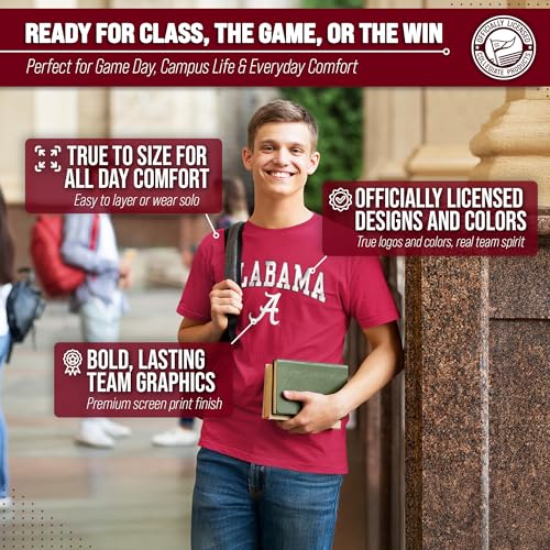 NCAA Cotton T-Shirt for Men and Women - Officially Licensed