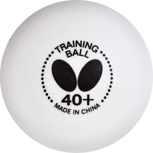 Butterfly Training Balls - 40+ Quality | Box of 6 or 120 White - Ideal for Multiball Practice