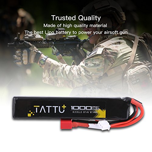 Airsoft LiPO Battery Pack - 1000mAh 25C 2S with T Connector