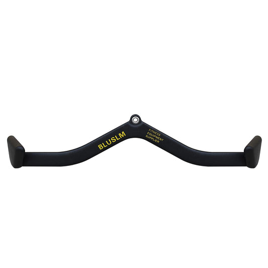BLUSLM LAT Pull Down Bar for Cable Machine, LAT Pulldown Attachments T-bar V-bar Cable Attachment for Gym, Back Tricep Strength Training Handle