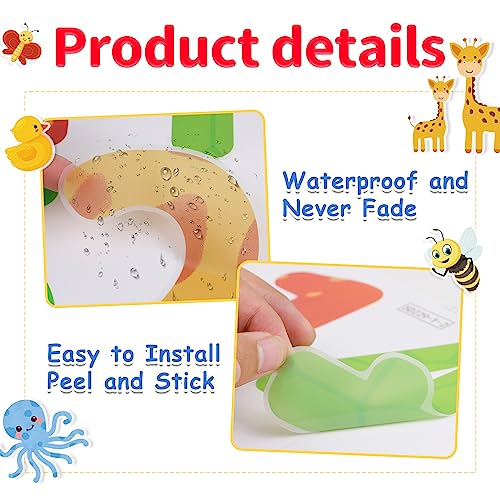 Educational Number Wall Decals for Kids - Animal Themes 1-10