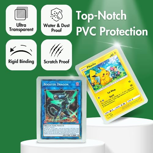 Top Loaders for Cards - 3x4 Inch Protective Card Holders (25 Pack)