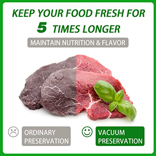 Vacuum Sealer Bags - 4" x 6" Heavy Duty, 50 Pcs for Food Storage