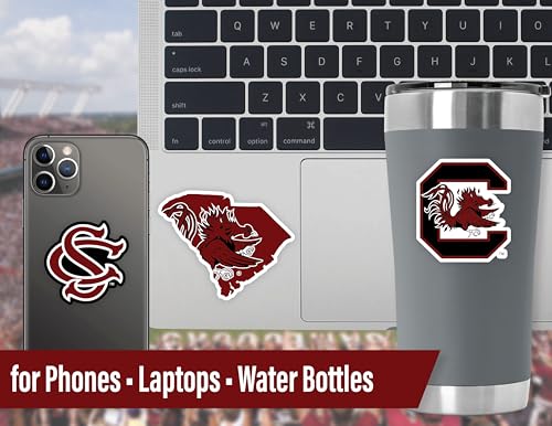 South Carolina Gamecocks Sticker Set - 14 Durable Decals