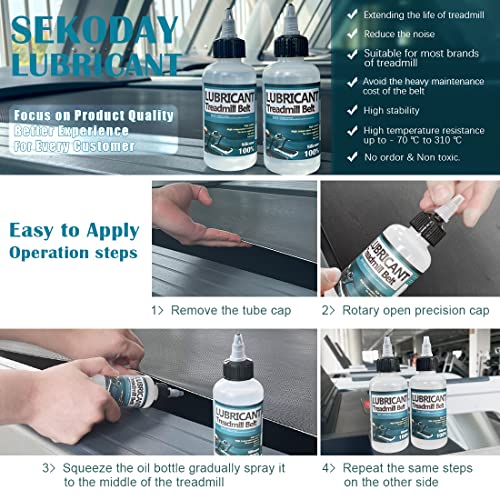 Silicone Treadmill Belt Lubricant - 4 Ounce Bottle