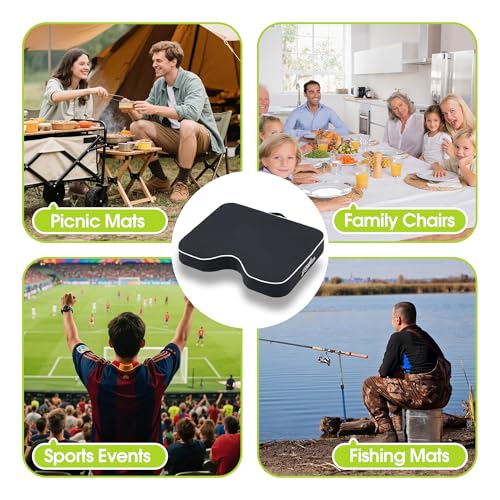 Stadium Cushion with Dual-Layer Foam - 1 PC Waterproof Bleacher Pad