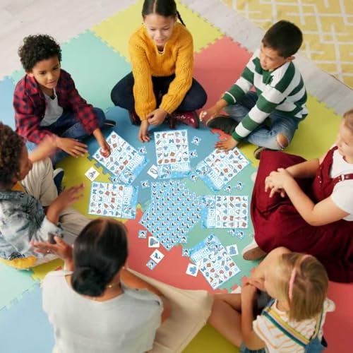 Snowman Christmas Bingo Game for 24 Players - Family Holiday Fun