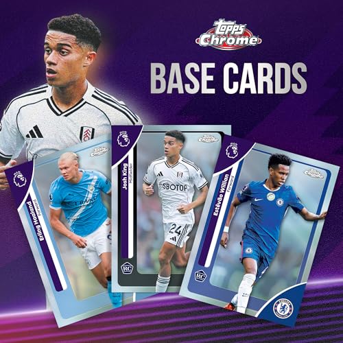 2026 Topps Chrome Premier League Soccer Value Box - 28 Cards