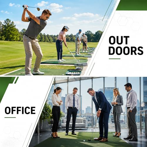 Golf Grip Trainer - Portable Aid for Fixing Slices - Black