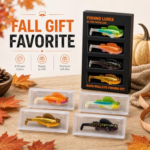 Realistic Bass Fishing Lure Set - 4pcs Soft Swimbaits TT04