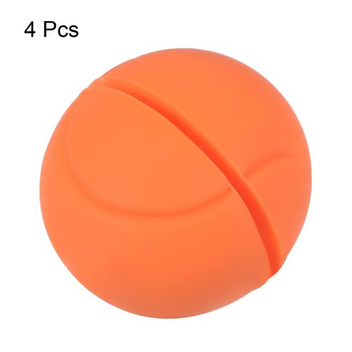 PATIKIL Tennis Vibration Dampener, 4 Pack Silicone Racquet Shock Absorber Racket String Damping, Orange