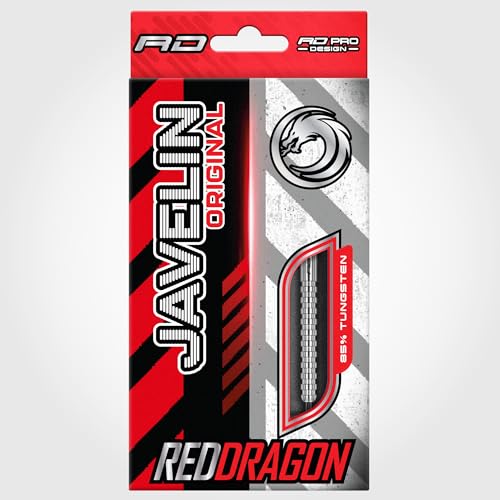 Red Dragon Javelin 24G Steel Tip Tungsten Darts Set - Precision, Control & Durability