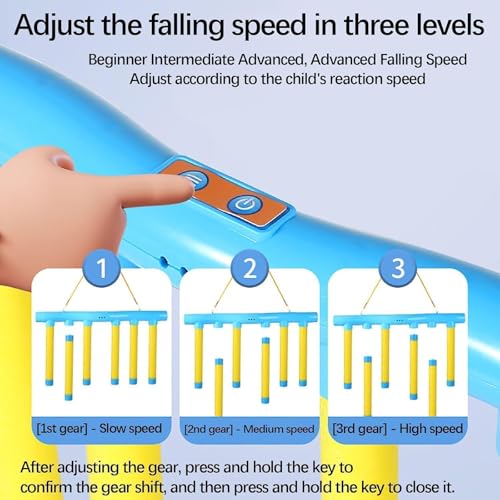 Reflex Challenge Game - Adjustable Speed Hand-Eye Coordination Toy