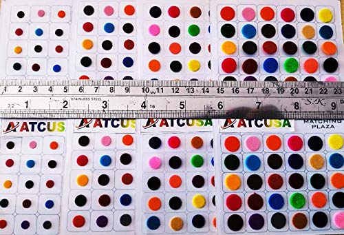 Assorted Bindi Stickers - 240 Count Multi Color Body Art