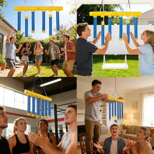 Reaction Training Game - Adjustable Speed Drop Sticks - Blue