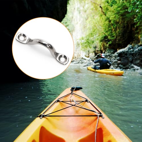 Stainless Steel Boat Pad Eye Tie Down Anchors - 10 Pack