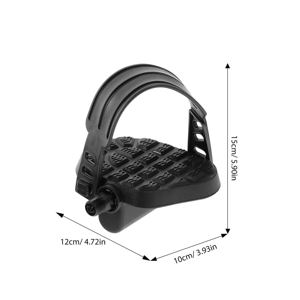Toddmomy Replacement Bike Pedal Plates Exercise Bike Pedals for Exercise Cycle Home or Gym